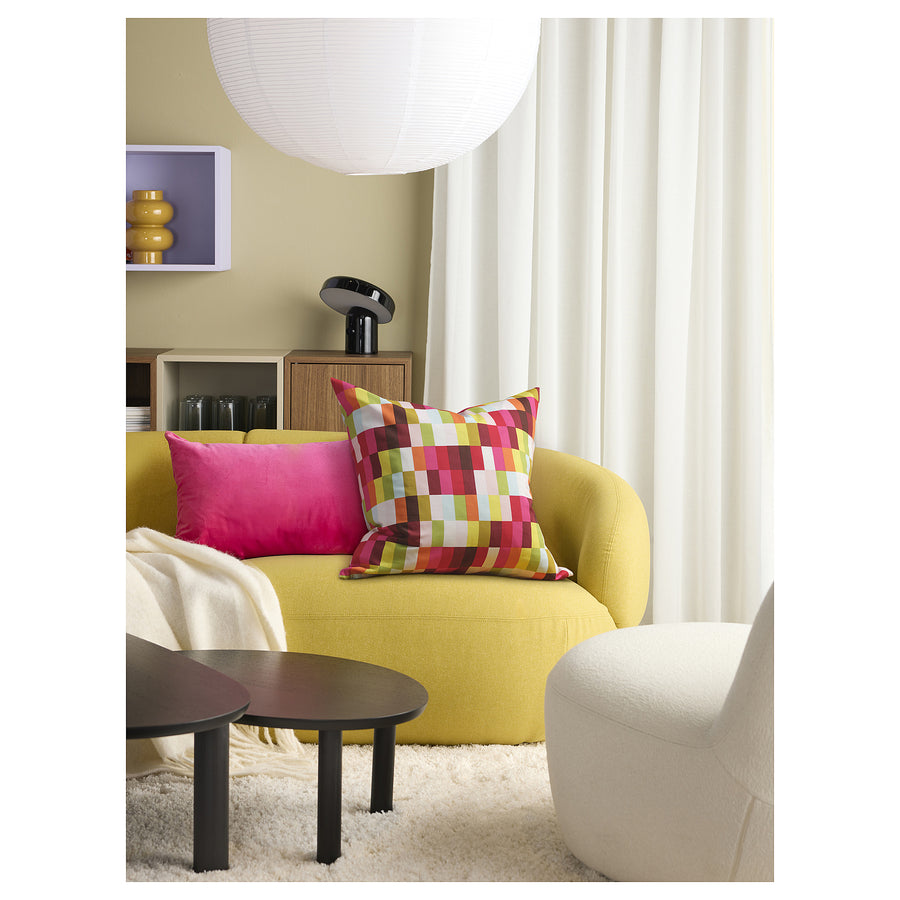 LÖVNATURSKOG cushion cover, multicolour, 50x50 cm