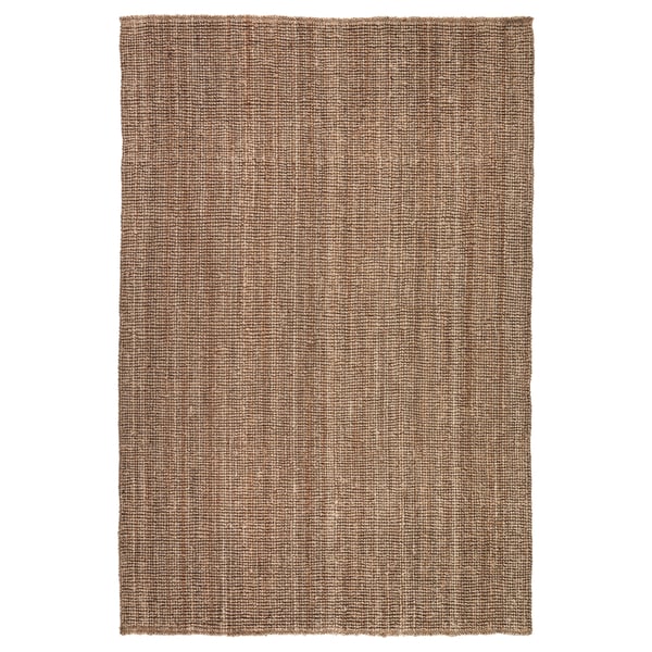 LOHALS rug, flatwoven, natural, 133x195 cm