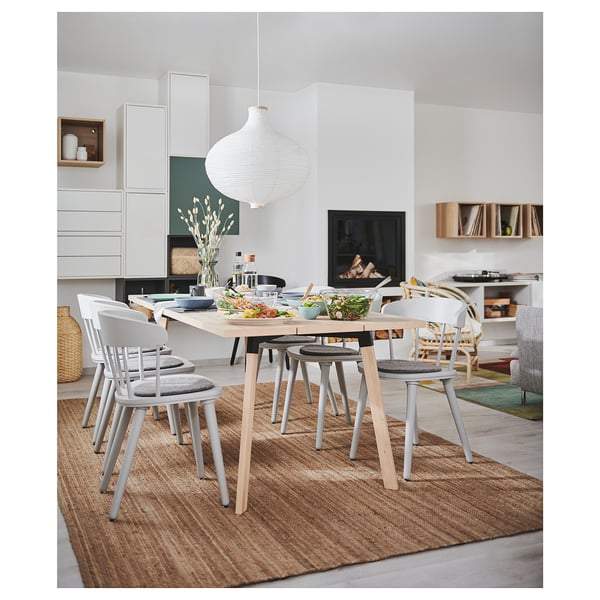 LOHALS rug, flatwoven, natural, 200x300 cm
