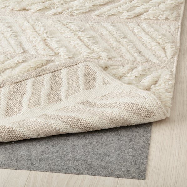 LOKALGATA rug, flatwoven, beige