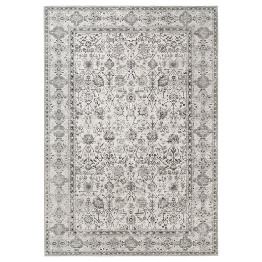 LOKALTÅG rug, low pile, beige/grey, 160x230 cm
