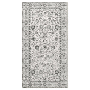 LOKALTÅG rug, low pile, beige/grey, 80x150 cm