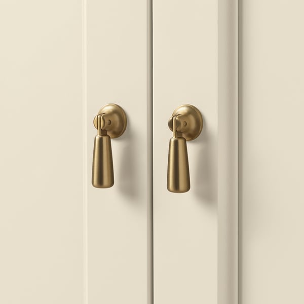 LOMMARP cabinet, light beige, 102x101 cm