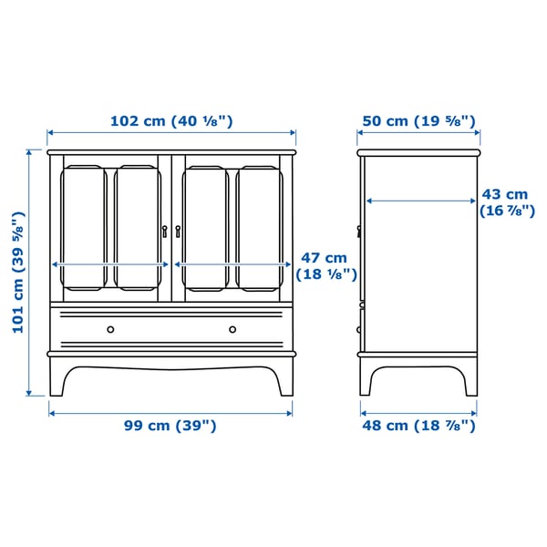 LOMMARP cabinet, light beige, 102x101 cm