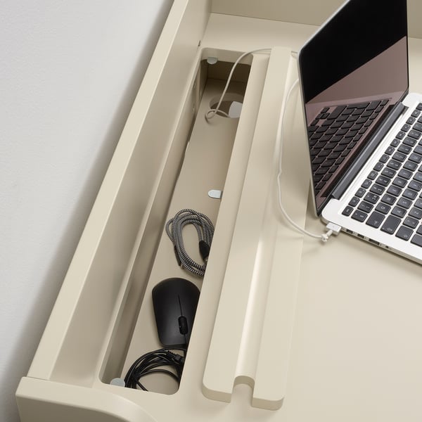 LOMMARP - LOMMARP Desk, light beige, 90x54 cm