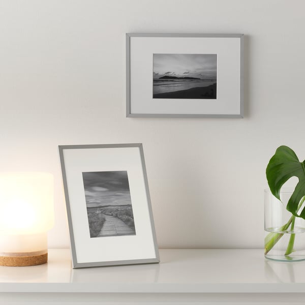 LOMVIKEN frame, aluminium, 21x30 cm