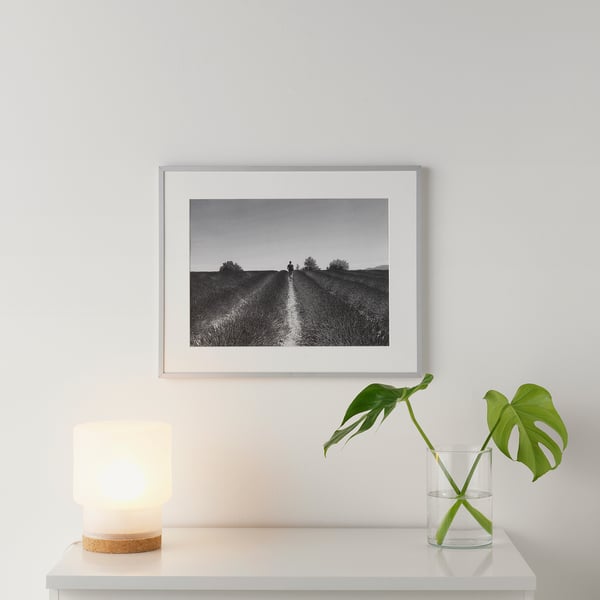 LOMVIKEN frame, aluminium, 40x50 cm