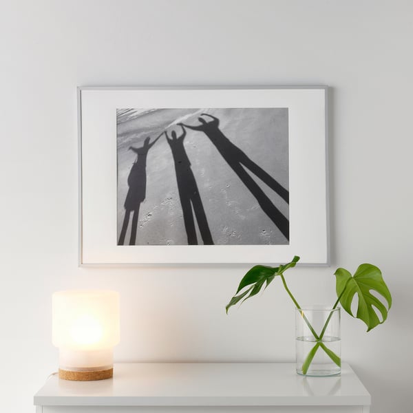 LOMVIKEN frame, aluminium, 50x70 cm