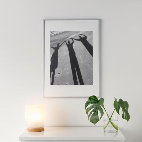 LOMVIKEN frame, aluminium, 50x70 cm