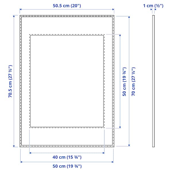 Ikea LOMVIKEN - Frame, aluminium, 50x70 cm
