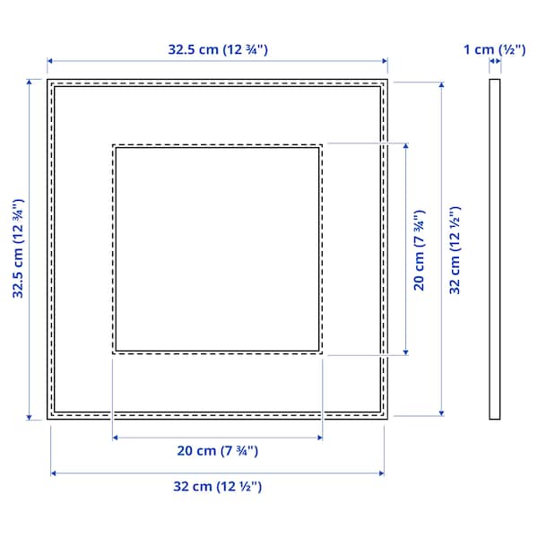 Ikea LOMVIKEN - Frame, aluminium, 32x32 cm