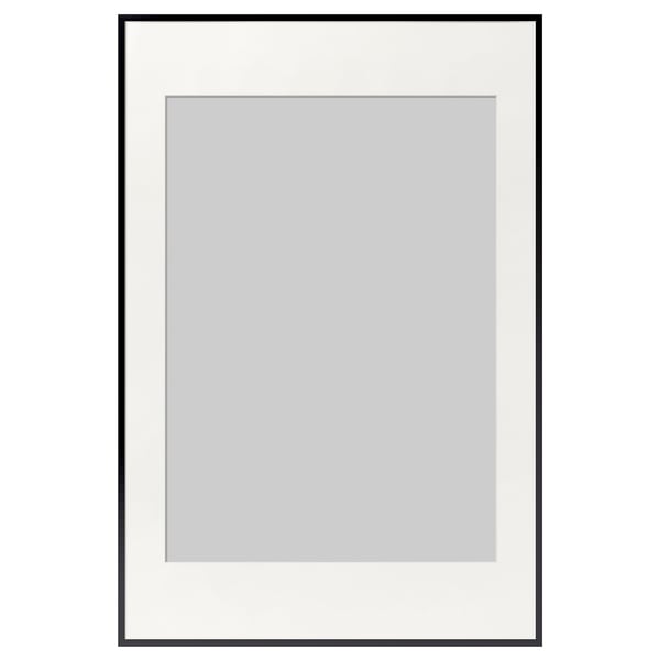 LOMVIKEN - Frame, black, 61x91 cm