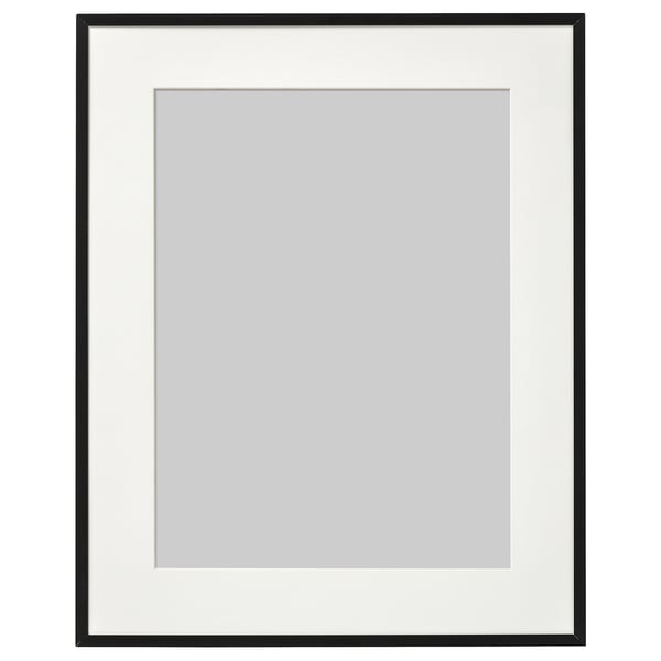 LOMVIKEN frame, black, 40x50 cm