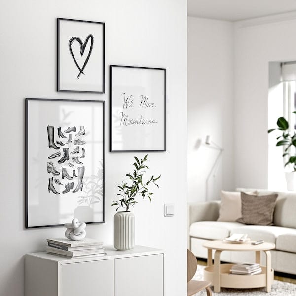 Ikea LOMVIKEN - Frame, black, 50x70 cm