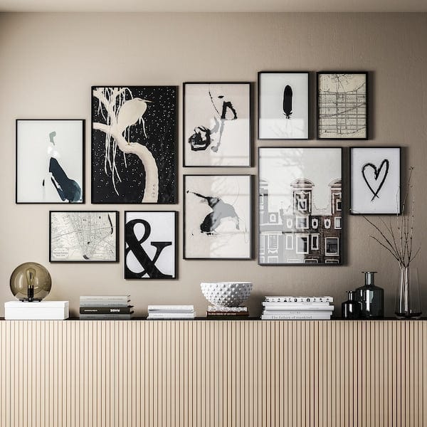 Ikea LOMVIKEN - Frame, black, 21x30 cm