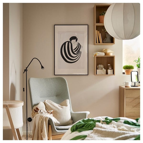 Ikea LOMVIKEN - Frame, black, 61x91 cm