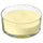 LOTSFÅGEL scented candle in glass, 3 wicks, Citrus flower light yellow, 25 hr