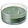LOTSFÅGEL scented candle in glass, 3 wicks, Fig leaf green, 25 hr
