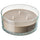 LOTSFÅGEL scented candle in glass, 3 wicks, Sandalwood & patchouli brown, 25 hr