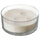 LOTSFÅGEL scented candle in glass, 3 wicks, Vanilla pale beige, 15 cm