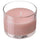LOTSFÅGEL scented candle in glass, Red berries light pink, 8 cm