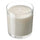 LOTSFÅGEL scented candle in glass, Vanilla pale beige, 40 hr