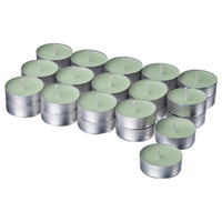 LOTSFÅGEL scented tealight, Apple light green, 3.5 hr, 30 pack