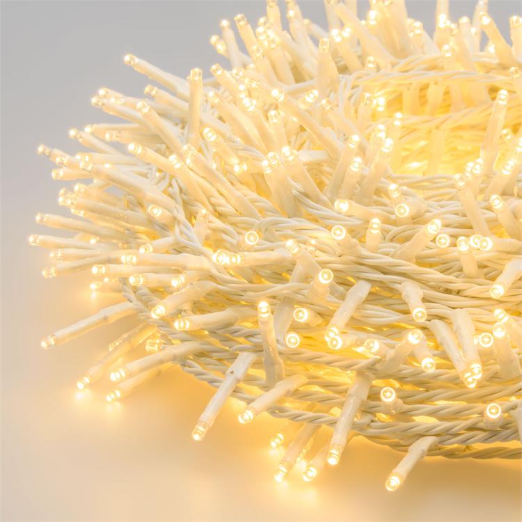 luminous chain 1000 miniled traditional white cable h30.5 4mt