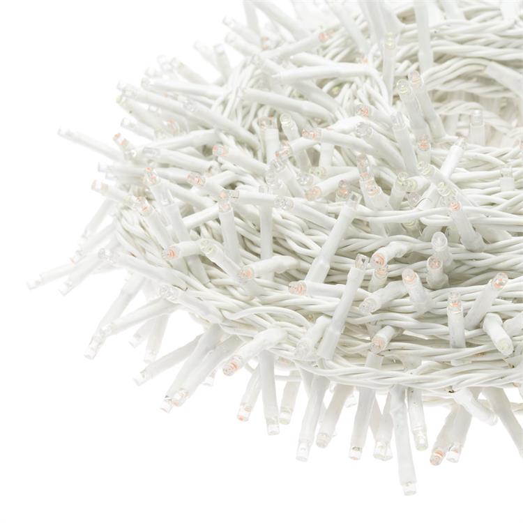 LUMINOUS CHAIN 1000 MINILED WHITE MULTIFLUO CABLE H30.5 4MT