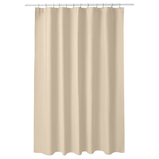 LUDDHAGTORN shower curtain, light beige, 180x200 cm