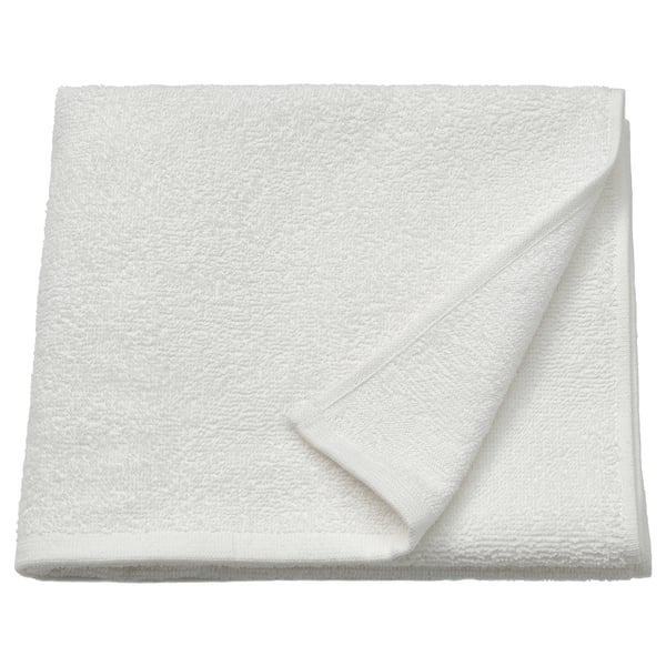 LUDDVIAL bath towel, white, 55x120 cm
