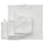 LUDDVIAL - LUDDVIAL Washcloth, white, 25x25 cm