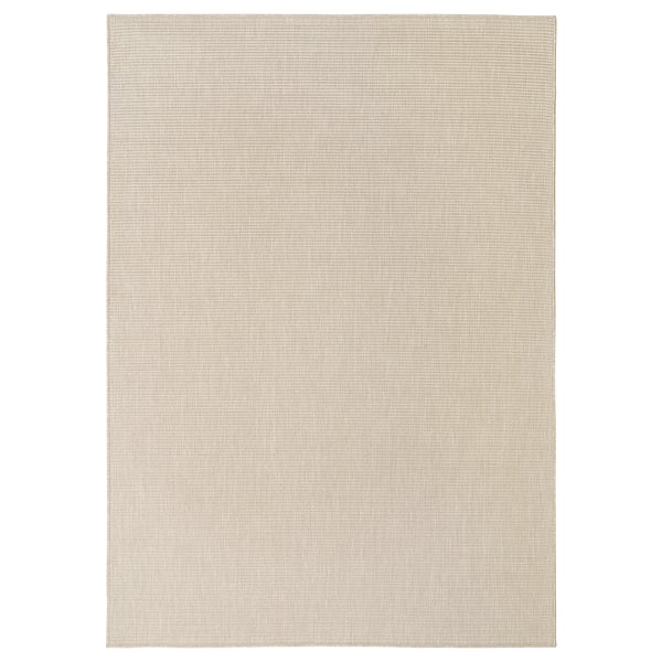 LUFTFARTYG - Rug flatwoven, in/outdoor, beige/stripe, 200x300 cm