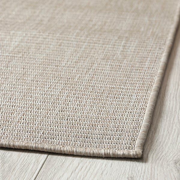 LUFTFARTYG - Rug flatwoven, in/outdoor, beige/stripe, 200x300 cm