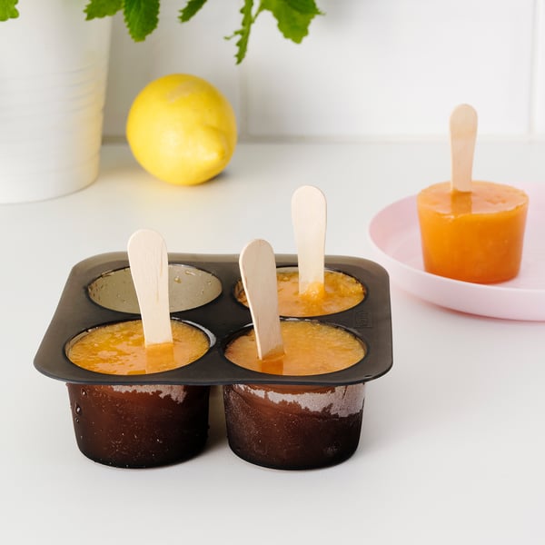 LUFTTÄT - LUFTTÄT Ice cube tray, black
