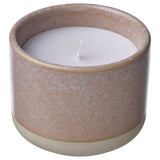 LUGNARE scented candle in ceramic jar, Jasmine/pink, 25 hr