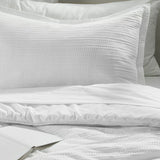 LUKTVICKER comforter set, white, 240x220/50x80 cm