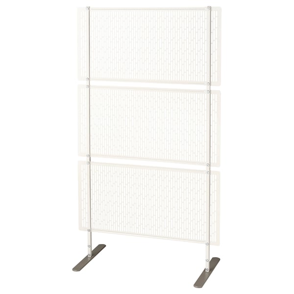 LUNGÖN privacy screen, off-white indoor/outdoor, 140x80x40 cm