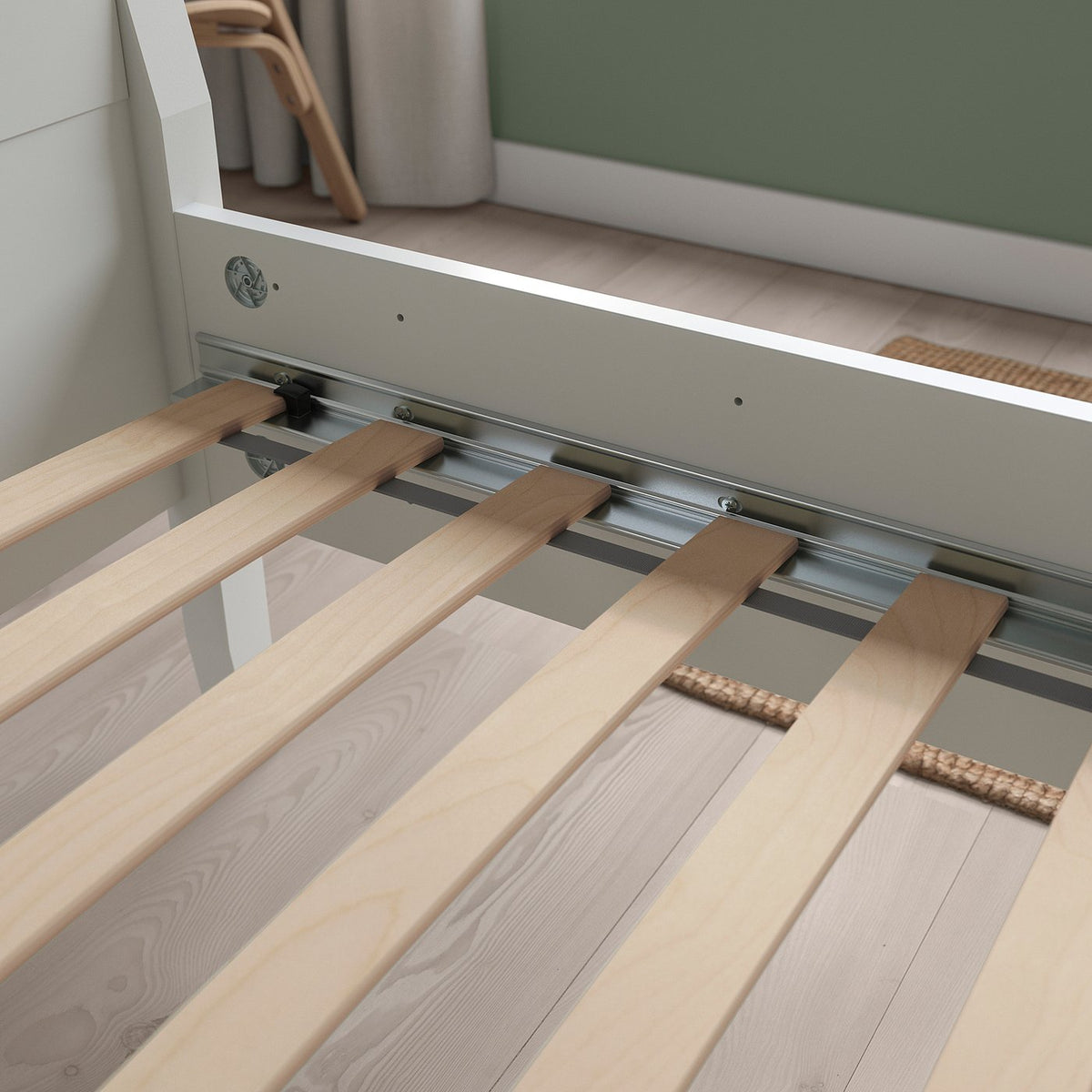 LURÖY slatted bed base, 160x190 cm