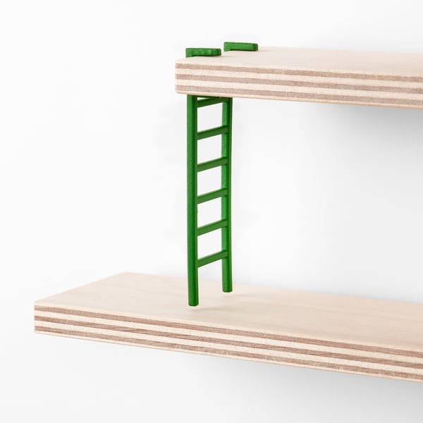 LUSTIGT wall shelf, 37x37 cm