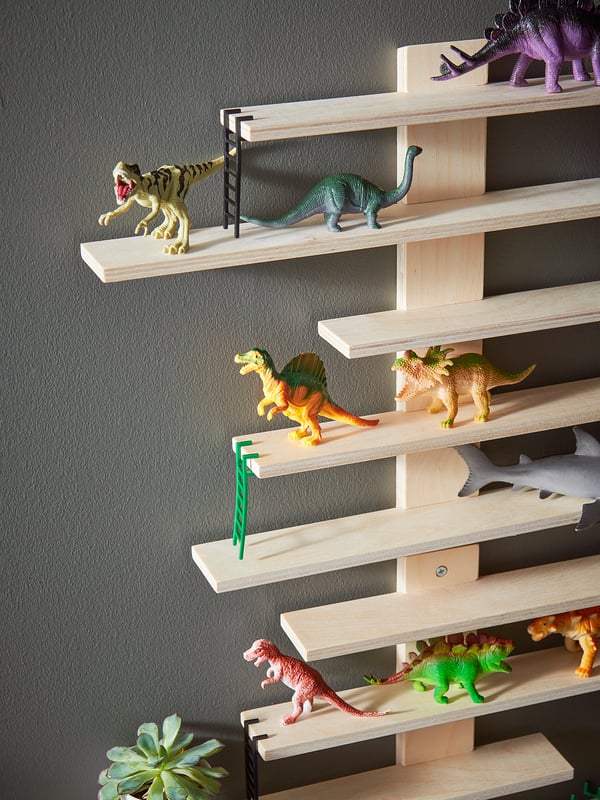 LUSTIGT wall shelf, 37x37 cm
