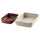 LYCKAD oven/serving dish set of 2, light beige/red-brown