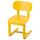 LYCKAN - LYCKAN Chair, yellow/birch veneer
