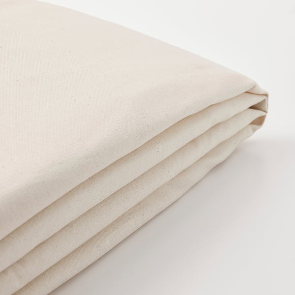 LYCKSELE cover for 2-seat sofa-bed, Ransta natural