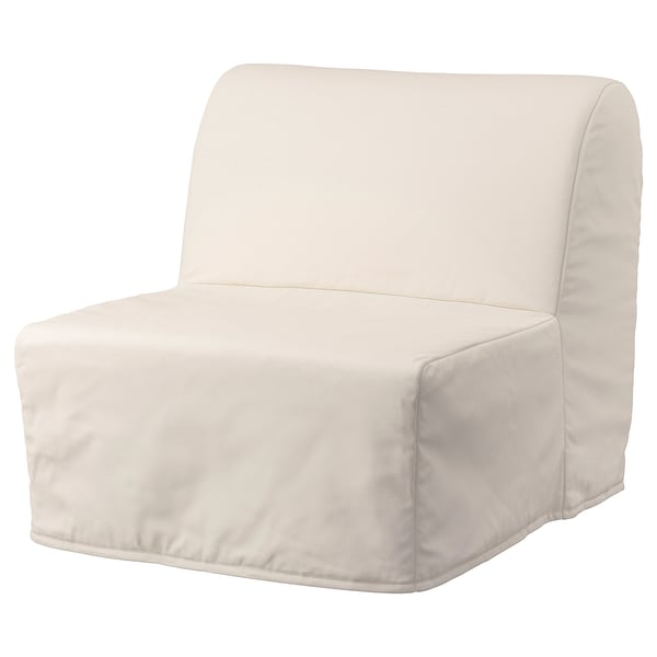 LYCKSELE cover for chair-bed, Ransta natural