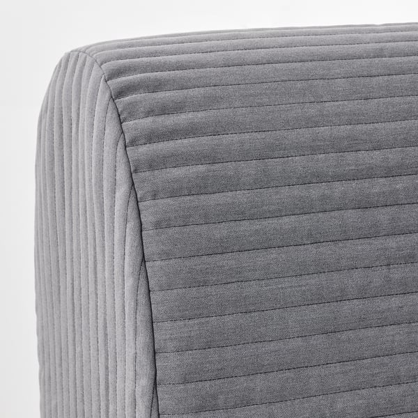 LYCKSELE LÖVÅS chair-bed, Knisa light grey, 80x87x100 cm
