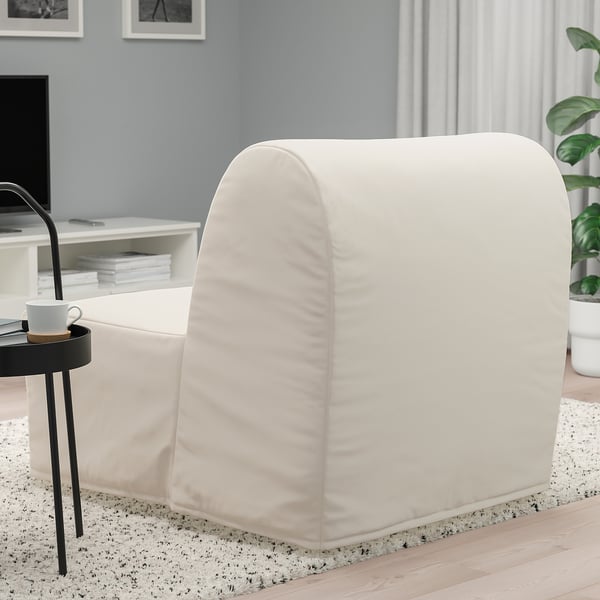 LYCKSELE MURBO chair-bed, Ransta natural, 80x87x100 cm