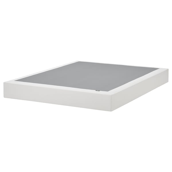 LYNGÖR slatted mattress base, white, 160x200 cm