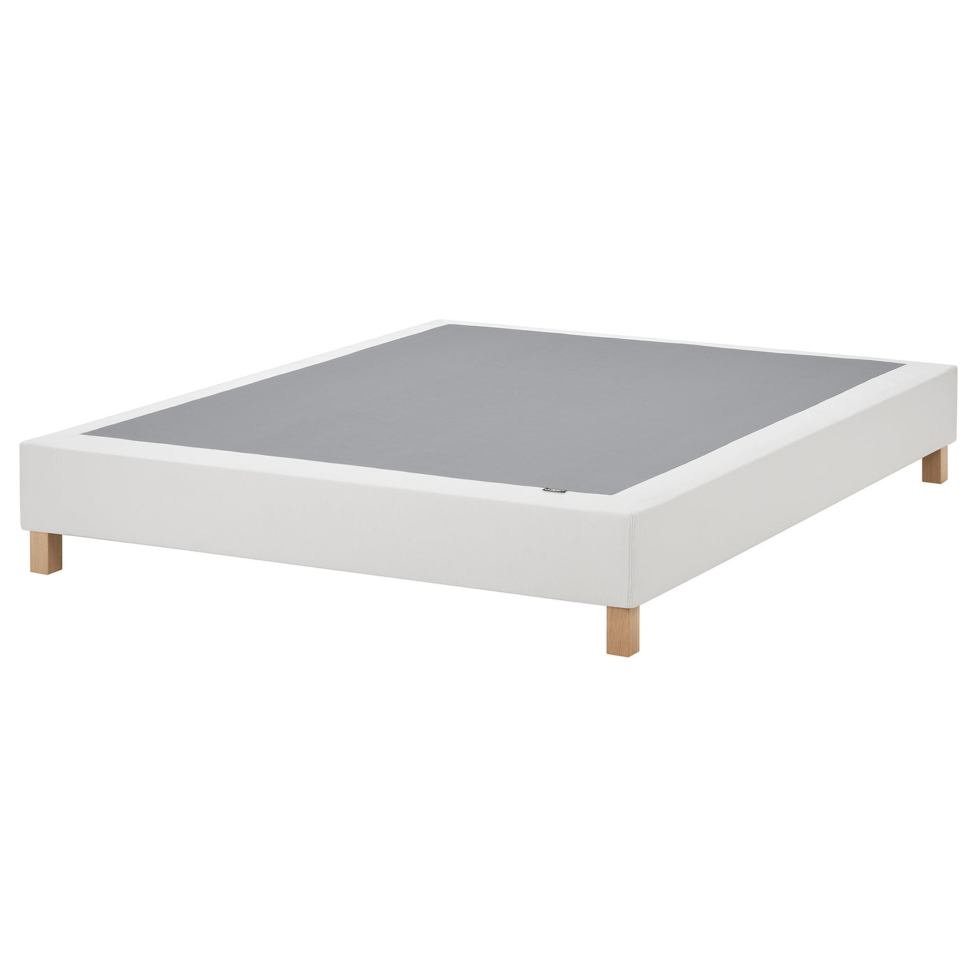 LYNGÖR slatted mattress base, incl leg/white, 160x200 cm