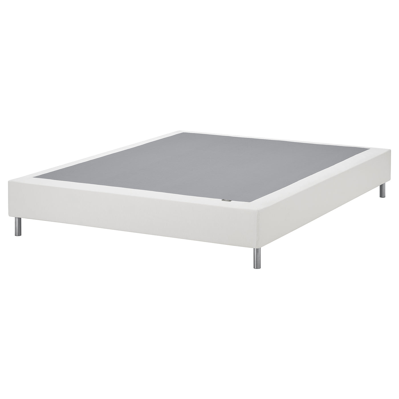 LYNGÖR slatted mattress base, incl leg/white, 160x200 cm